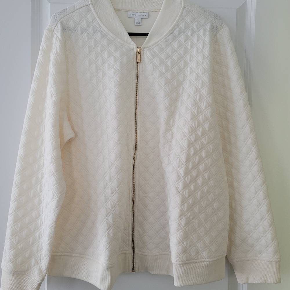 Charter Club Quilted Lightweight Jacket